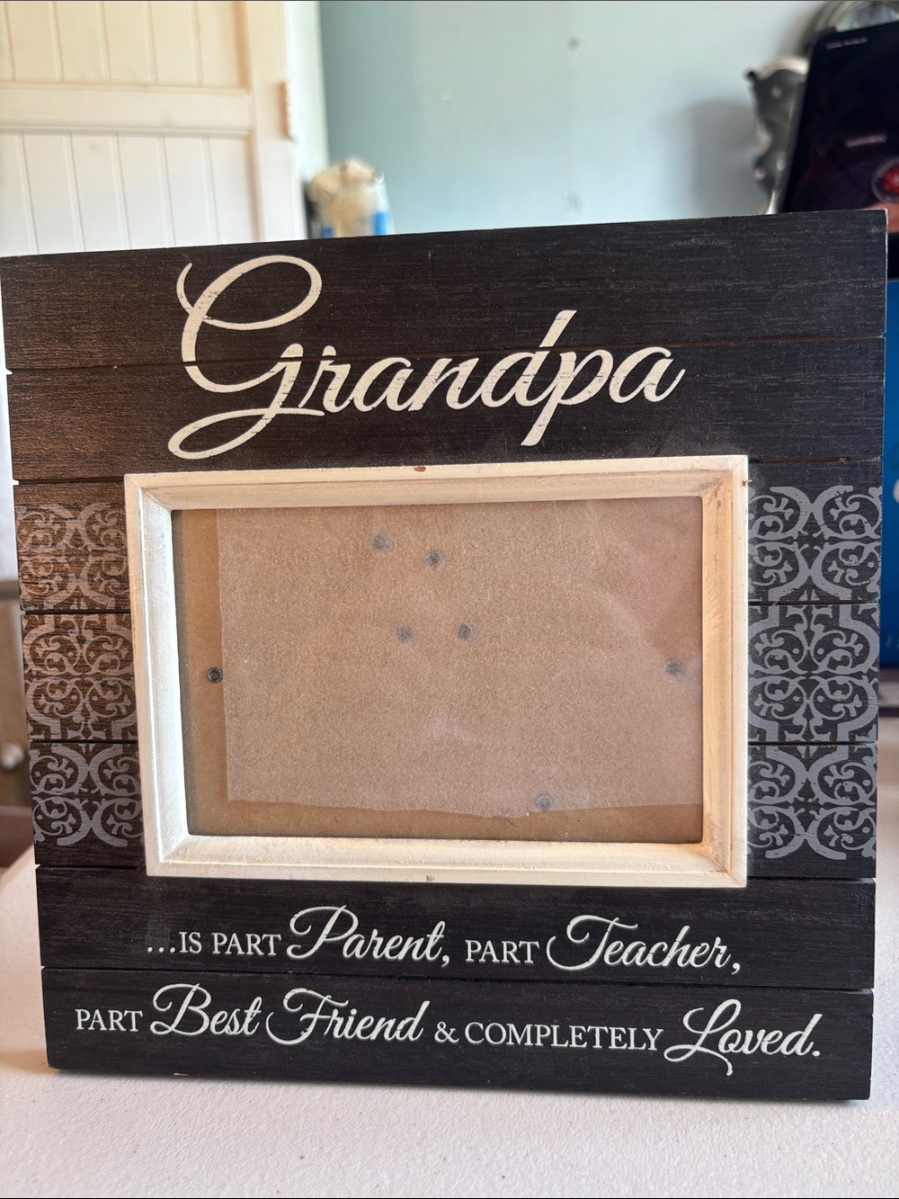 NWT Malden International Designs “Grandpa is part parent…”Wood Picture Frame 4x6